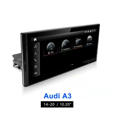 For AUDI A3 Android13 Screen Display Apple CarPlay Head Unit GPS Upgrade 10.25" - Image 1 of 4