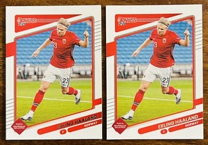 Erling Haaland 2021-22 Panini Donruss Optic Road to Qatar #100 Norway NM - Bild 1 von 2