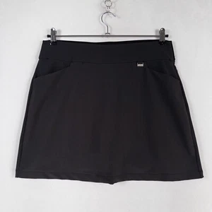 Greg Norman Skort Mujer Mediano Negro Golf Falda Pantalones Cortos Combo Pull On Elástico - Imagen 1 de 9