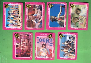 #D404. 7. 1986 SCANLENS YOUNG TALENT TIME CARDS(7) #4, 10, 16, 20, 26, 29 & 32 - Picture 1 of 2