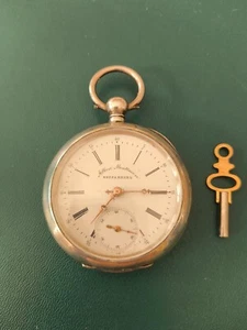 Rere Chapard(L.U.C.)AlbinMattsson Kopparberberg Silver Pocket Watch Key Wound - Picture 1 of 9