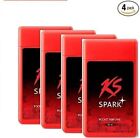 KS Spark plus Perfume de bolsillo 18 ml: cada uno (paquete de 4) Perfume de...