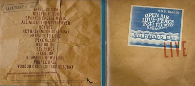 Jimi Hendrix / Live At Insel Fehmarn Germany 1970 / CD v. 2011 / Rar / Neuwertig - Bild 1 von 2