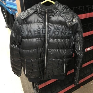 Maximos R&B USA Mens Size L Black Removable Hood KARL International - Picture 1 of 12