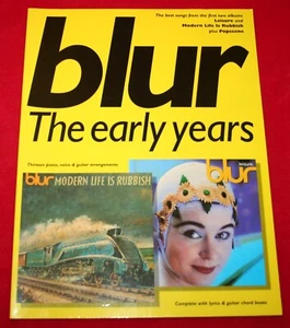 BLUR The Early Years: Modern Life Is Rubbish / Leisure SONGBOOK Noten RAR - Bild 1 von 4