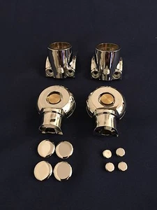 SHOWER SCREEN PIVOT BLOCKS TO SUIT MAREBLETREND 1830 BOSTON CHROME - NZ POSTAGE - Picture 1 of 1