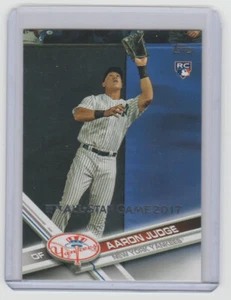 Tarjeta de novato Aaron Judge Yankees 2017 Topps All-Star Game estampada plateada SP RC - Imagen 1 de 2