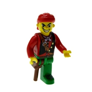 1x Lego Figure 4 Juniors Pirate Man Sailor Cannonball Jimmy Red Green 4j011 - Picture 1 of 1