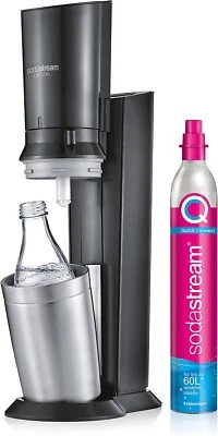 SodaStream Crystal 3.0 Titan Wassersprudler inkl. 1 CO2-Zylinder, 1 Glaskaraffe - Bild 1 von 4