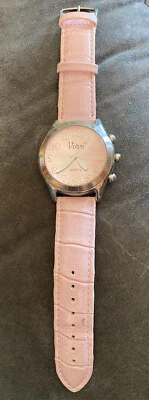 Vivani Ladies Watch Quartz Pink Face Silver Dial. - Image 1 of 4