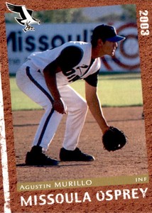 2003 Missoula Osprey Grandstand #23 Agustin Murillo Tijuana Mexico Baseball Card