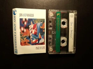 music cassette....Jon And Vangelis.....Page Of Life..... - Picture 1 of 2