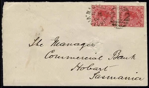 Victoria 1904 Cover To Hobart, Tasmania With 1d Pair Of stamps - Nice Cancels - Picture 1 of 2