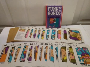 Vintage 1968 Funny Bones Card Game Parker Brothers Fully Complete w/All 24 Cards - Picture 1 of 8