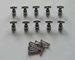 5 Sets Guitar Roller String Trees Guitar String Retainer Chrome - Picture 1 of 4