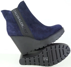 CALVIN KLEIN JEANS SERAPHINE Ankle Boots Stiefelette Bootie Damenschuhe Gr40 NEU - Bild 1 von 12