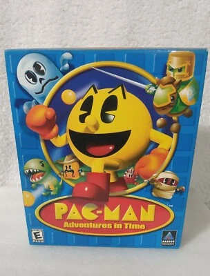 Pac-Man: Adventures in Time (PC, 2000) Big Box PC Video Game Hasbro New Sealed - Image 1 of 4