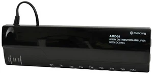 8 Way High Gain Plug-in Digital Radio TV DAB VHF Signal Booster Aerial Amplifier - Picture 1 of 3