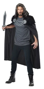 Wolf Clan Cape Games of Thrones Renaissance Adult Costume  - Picture 1 of 1