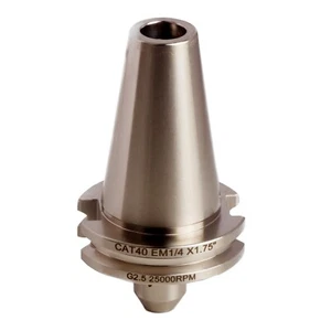 NEW 1PC CAT40 1/4"X1.75" END MILL TOOL HOLDER G2.5 25000RPM TIR0.0001" MILLING - Picture 1 of 5