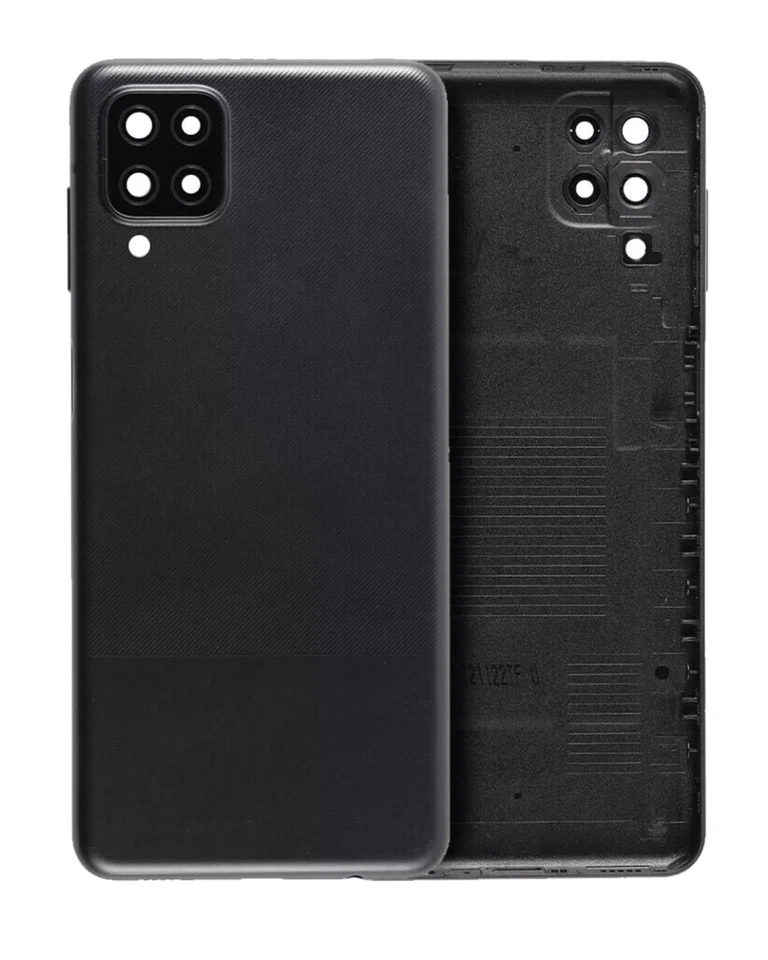For Samsung Galaxy A12 A125 / 2020 Black Back Cover Rear Cover Replacement Parts - Image 1 of 1