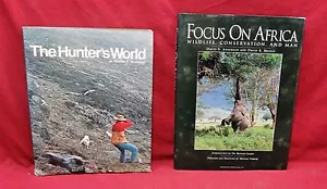2 Book Lot-The Hunter's World/Focus on Africa - Picture 1 of 10
