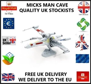 KIT MODELO ARTESANAL STAR WARS X-WING COLOR METAL 3D ROMPECABEZAS GADGET HOMBRE HÁGALO USTED MISMO REGALO - Imagen 1 de 6