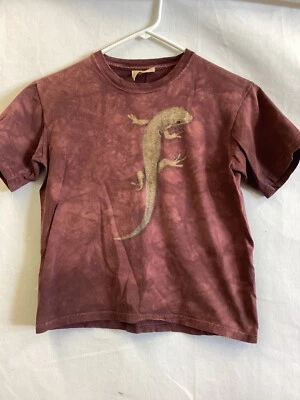 Camiseta Tie Dye Lizard The Mountain Manga Corta Gecko Rojo Gráfico Juvenil talla L Foto 1 de 4