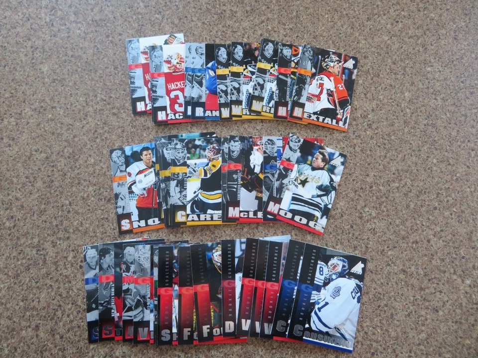 1997-98 Pinnacle Inside Hockey Card  U Pick Mostly Goaltenders Will combine ship - Image 1 of 4