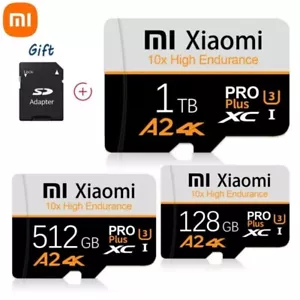 Xiaomi 2TB U3 Memory Card 1TB 512GB Micro TF SD Card 128GB 256GB U3 V30 4K Full - Picture 1 of 6