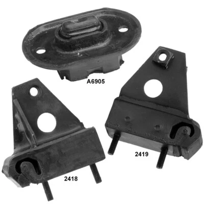 Soportes de transmisión automática izquierda, derecha y delantera 3 piezas para Volkswagen Beetle 79-73 H4-1,6 L Foto 1 de 4