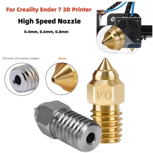0,4 ~ 0,8 mm Hochgeschwindigkeitsdüse für Creality Ender 7 3D Drucker Messing Kupferdüse - Bild 1 von 24