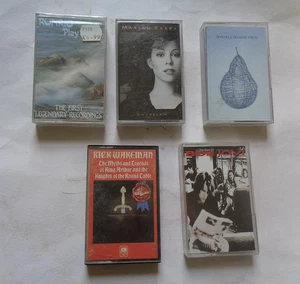 5 x Music Cassette Tapes: Rick Wakeman /Bon Jovi /M People/ Runrig/ Mariah Carey - Picture 1 of 6