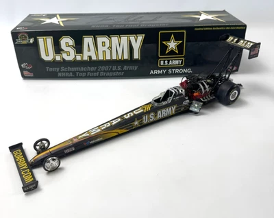 2007 Tony Schumacher U.S. ARMY NHRA Top Fuel Dragster Diecast Limited Edition - Image 1 of 4