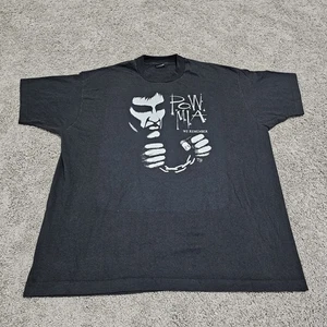 Vintage 90s Prisoners of War Missing in Action We Remember Black Tee T-Shirt 3XL - Picture 1 of 10