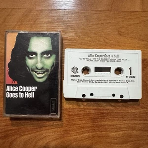 Alice Cooper "Goes To Hell" Cassette Warner Bros. 1976 Tested Vintage USA Made - Picture 1 of 7