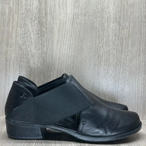 Josef Seibel Shoes Womens 41 US 10 Slip On Cutout Loafer Comfort Leather Black - Picture 1 of 13
