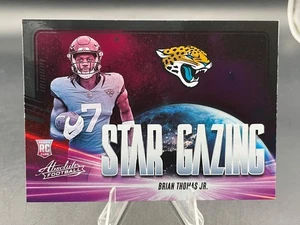 2024 Panini Absolute BRIAN THOMAS Jr (RC) BTJ Star Gazing INSERT #SG-BTJ Jaguars - Picture 1 of 5