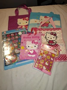 2012 Hello Kitty Tote Bag Gift Bag Stickers Lot - Picture 1 of 8