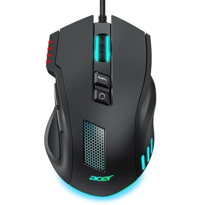 Wired Gaming Mouse, 12,800 DPI RGB Ergonomic Computer Mouse with Optical Sens... - Image 1 of 4