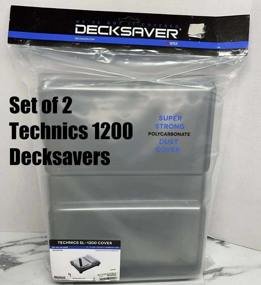 Set of 2 Decksaver Cover for Technics 1200, Pioneer PLX-1000 and PLX-CRSS12 - Image 1 of 1