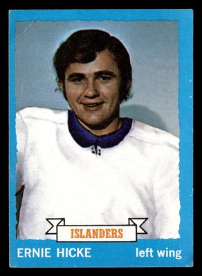 1973 Topps Ernie Hicke #18 VG New York Islanders - Image 1 of 2