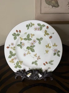 Vintage Wedgwood Bone China Wilde Erdbeere Salatteller 8" 4er Set (R 4406) - Bild 1 von 3