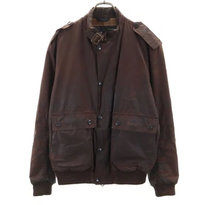 Barbour Made in England Wax Flyer Jacket M Imbottito A955 WAX FLYER JACKET Uomo - Foto 1 di 16
