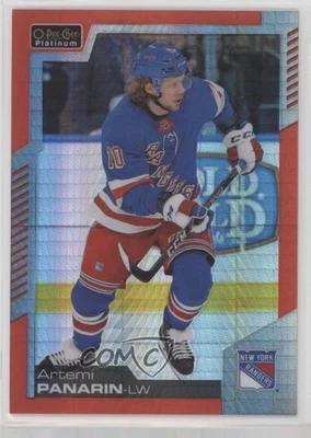 2020-21 O-Pee-Chee Platinum Red Prism /199 Artemi Panarin #147 - Image 1 of 2