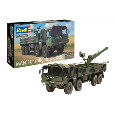 MAN 10T TRUCK 8X8 KIT 1:35 Revell Kit Mezzi Militari Modellino Nuovo - Immagine 1 di 4