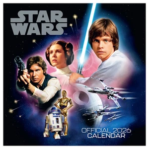 Kalender 2026 Star Wars Classic Calendar Wandkalender mit Poster 30x30 cm - Bild 1 von 4