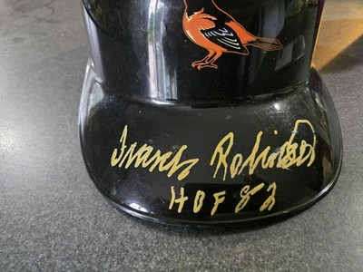 Frank Robinson - AUTOGRAPHED  (PSA certified) Baltimore Orioles Full-Size Helmet - Image 1 of 4