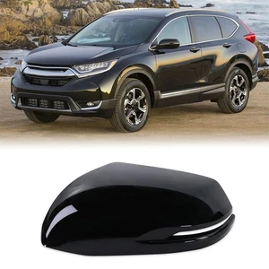 Black Left Side Mirror Cap 76251-T1W-A01 76251T1WA01 For Honda CR-V HR-V 2015-20 - Picture 1 of 6