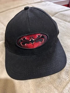 Vintage '96 DC Comics Batman Kinder Snapback schwarzer Hut Warner Bros Studios Store - Bild 1 von 5
